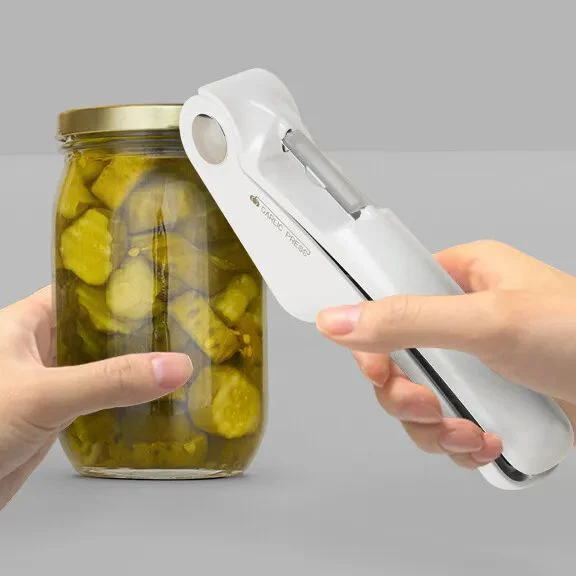 4 in 1 Garlic Press Machine Peeler Bottle Opener Kitchen Tool Manual Squeezer Kit