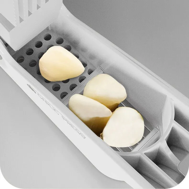 4 in 1 Garlic Press Machine Peeler Bottle Opener Kitchen Tool Manual Squeezer Kit