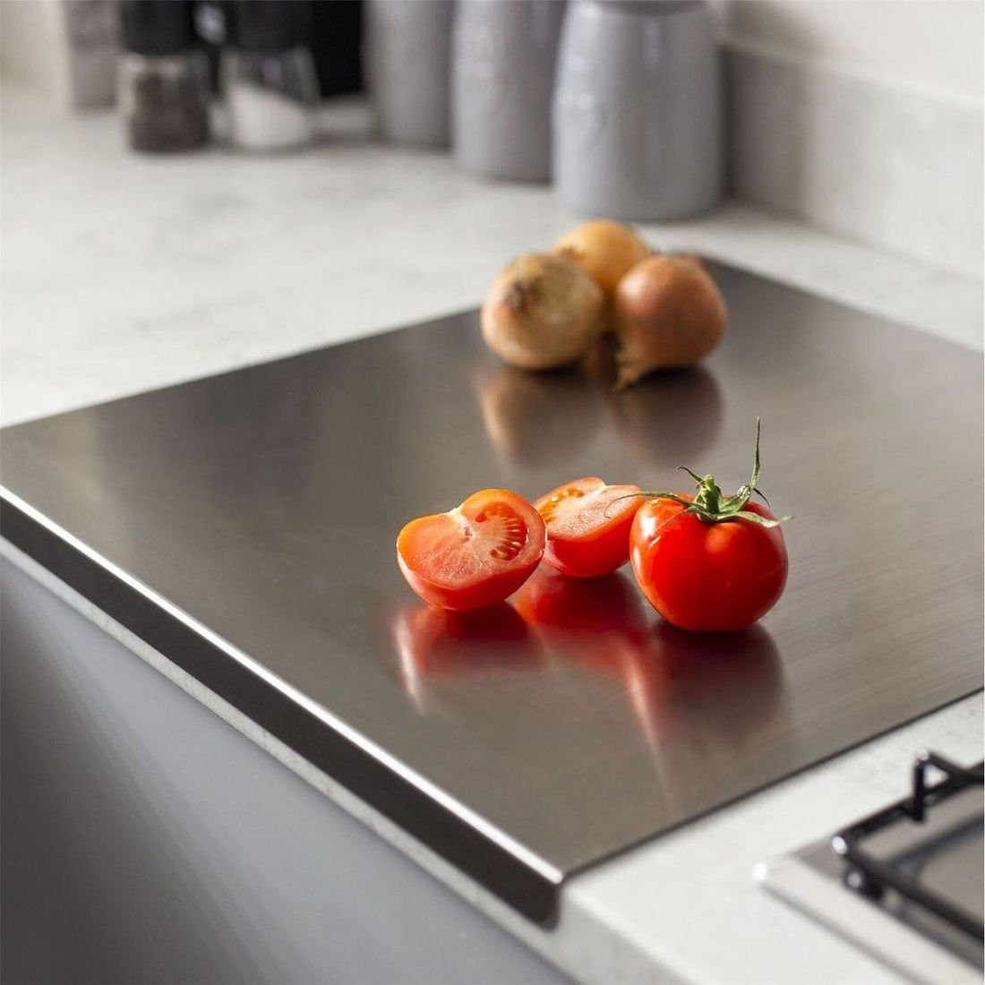 Stainless Steel Chopping Board Thickened Antibacterial and Mildew-proof Cutting Board Kitchen Accessories Big Size