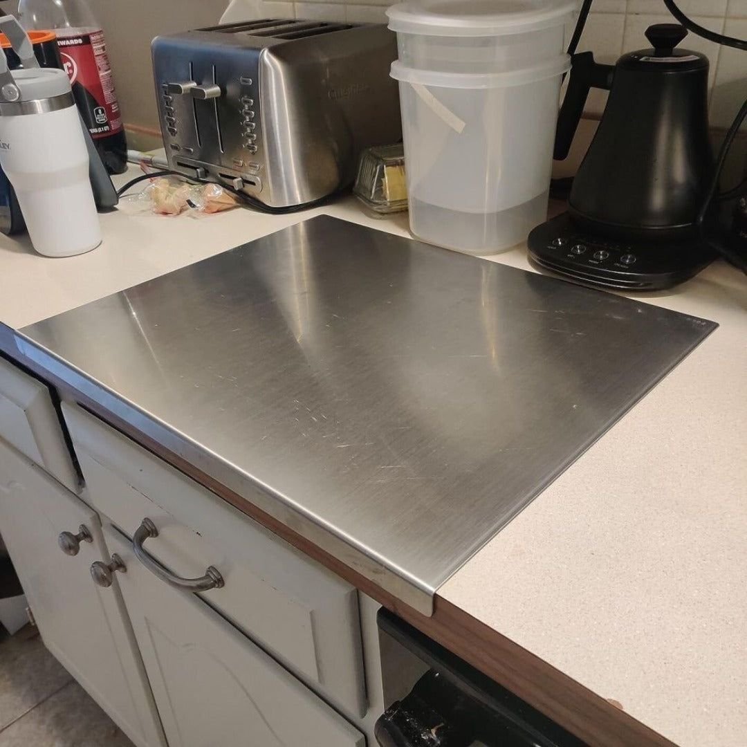 Stainless Steel Chopping Board Thickened Antibacterial and Mildew-proof Cutting Board Kitchen Accessories Big Size