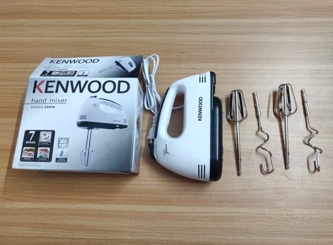 Hand Mixer - Kenwood/RAF Electric Hand Mixer – 7 Speed Egg Beater – Cake Baking Mixer – Handheld Cream Blender – Powerful Imported Hand Beater Machine – Best Quality Food Mixer – Easy to Use