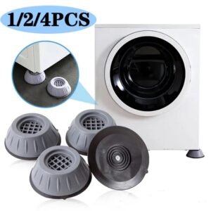 Washing Machine Support Dampers Stand 4Pcs Anti Vibration Feet Pads Rubber Legs Slipstop Silent Skid Raiser Mat