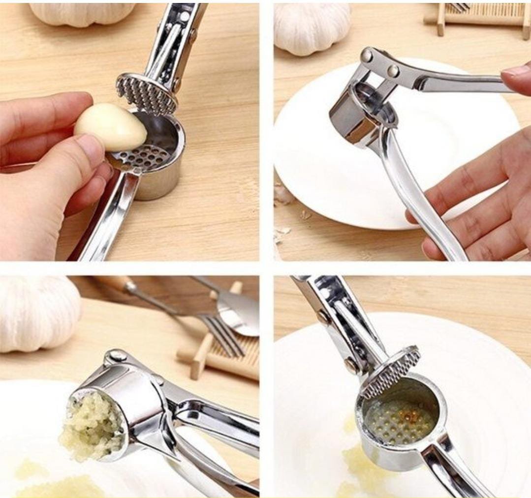 Garlic Press Mincer and Peeler Premium Ginger Press Essential Kitchen Tools