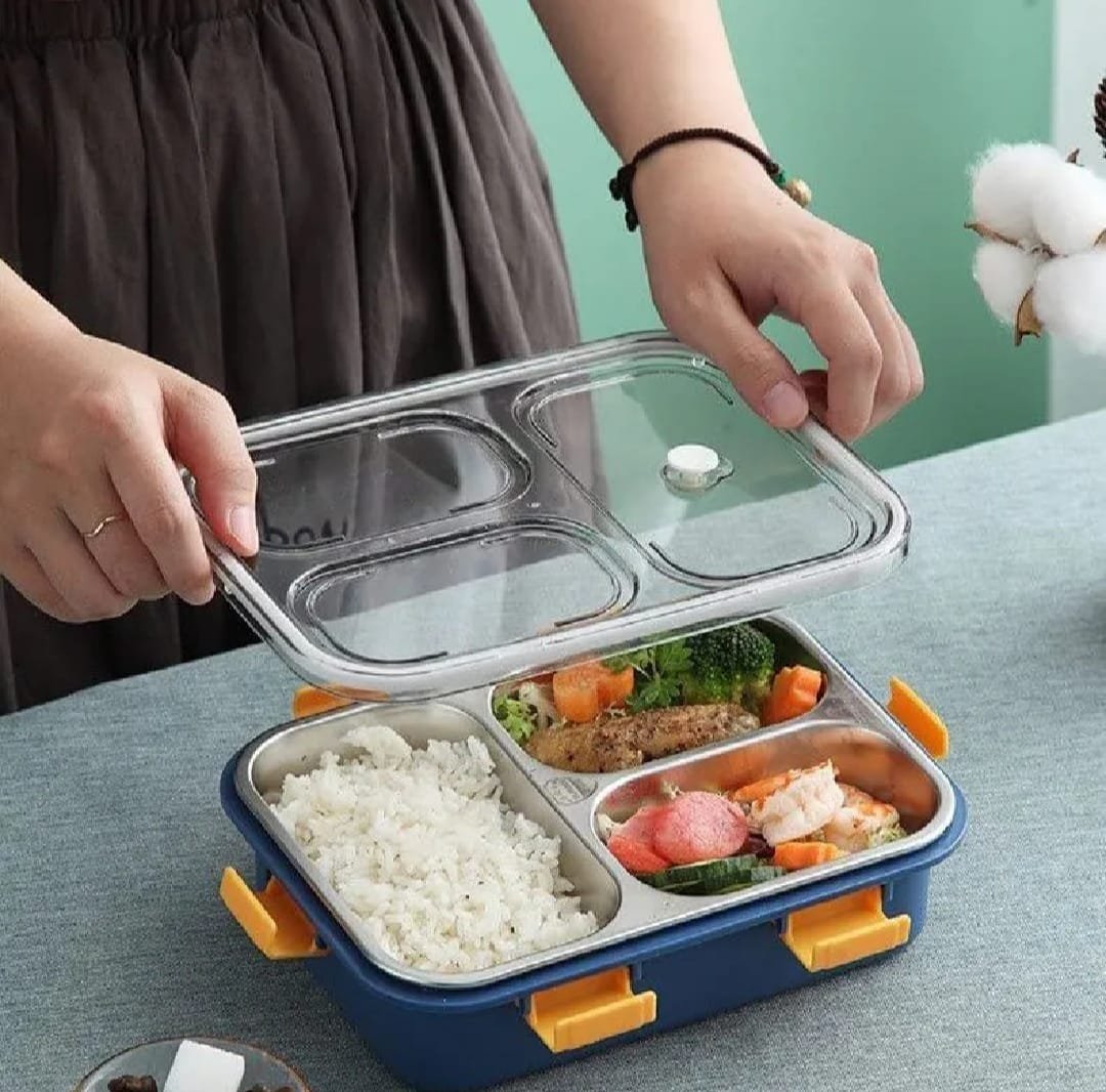 Stainless Steel Insulated Perfect Lunch Box For School & Office Men And Women