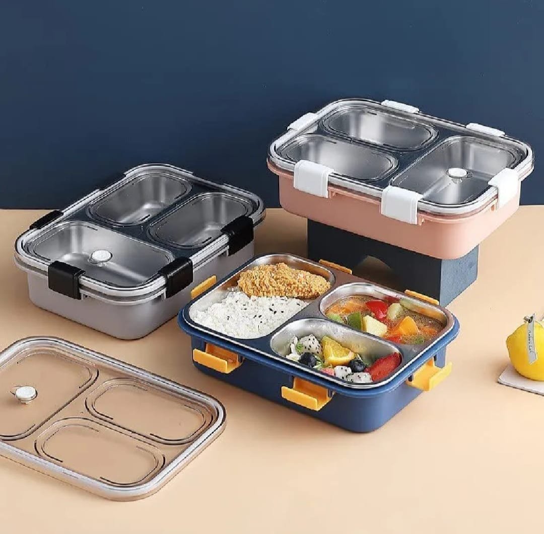 Stainless Steel Insulated Perfect Lunch Box For School & Office Men And Women