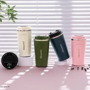 Coffee  Stainless Steel 380ML / 510ML Thickened Thermos Vacuum Flask Cup Business Travel Bottle