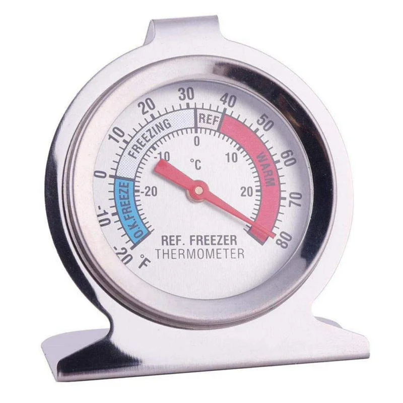 Refrigerator Thermometer with Hook and Panel Base Hang
