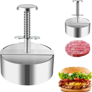 Stainless Steel Burger Press | 304 Food-Grade Burger Patty Maker