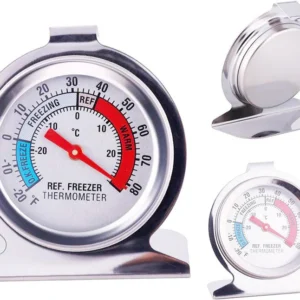 Refrigerator Thermometer with Hook and Panel Base Hang
