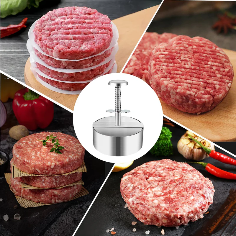 Stainless Steel Burger Press | 304 Food-Grade Burger Patty Maker