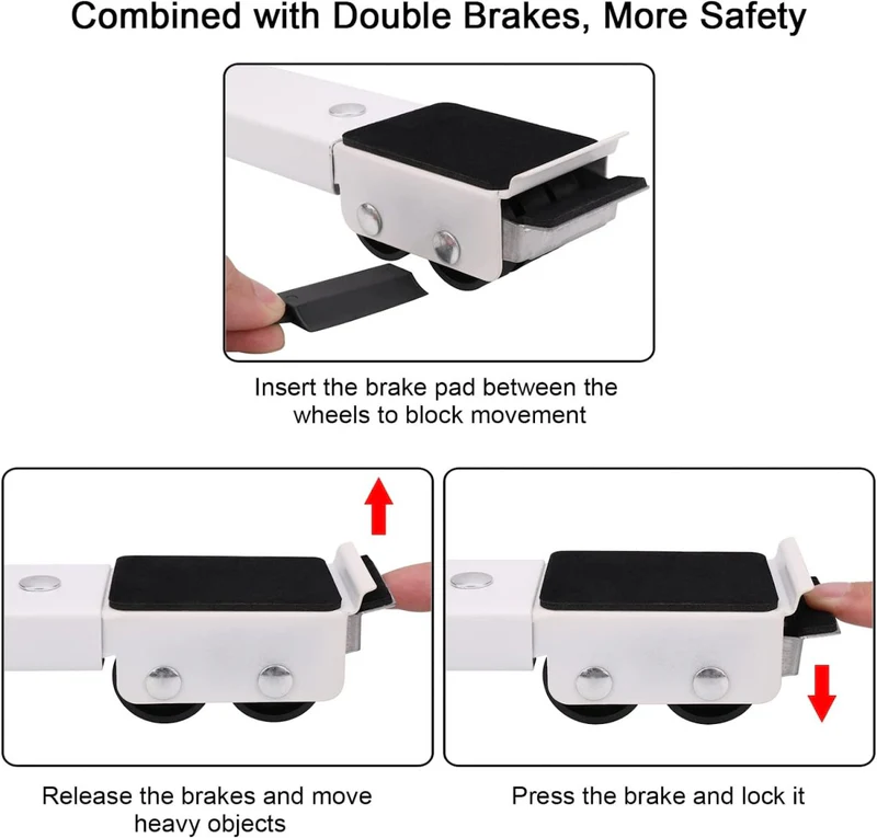 2 Pcs Mobile Furniture Mover Lifter