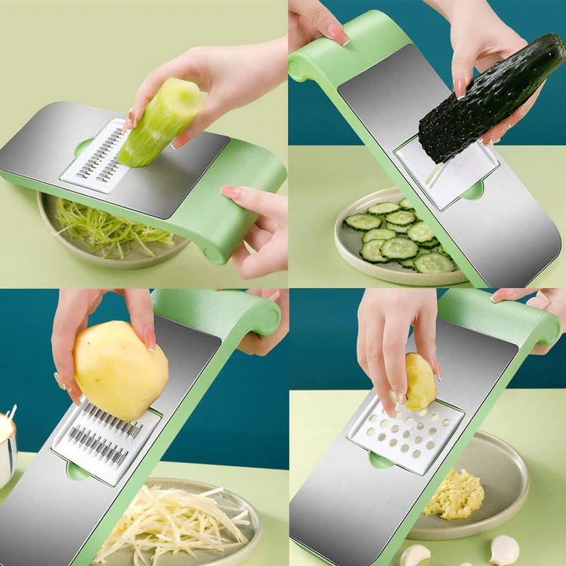 5-in-1 Stainless Steel Vegetable Slicer