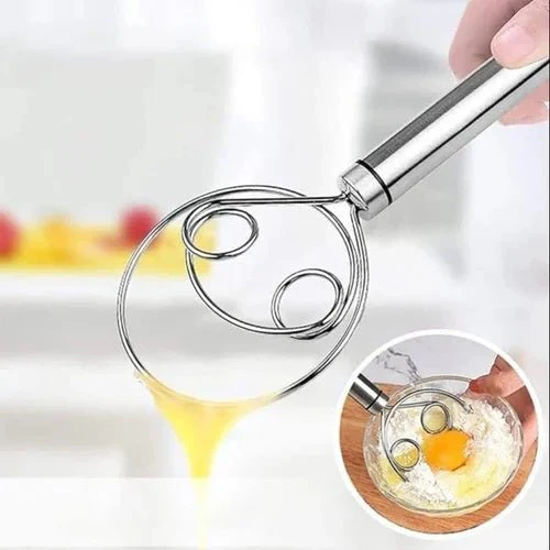 Stainless Steel Dough Flour Whisk