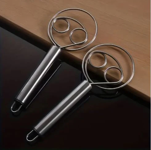 Stainless Steel Dough Flour Whisk